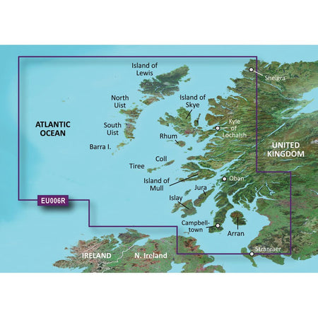 Garmin BlueChart g3 HD - HXEU006R - Scotland West Coast - microSD/SD - Get Tight Gear