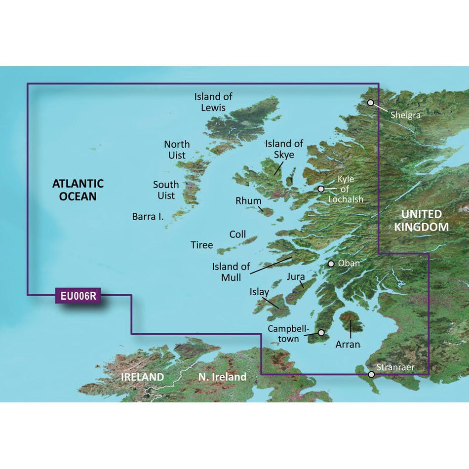 Garmin BlueChart g3 HD - HXEU006R - Scotland West Coast - microSD/SD - Get Tight Gear