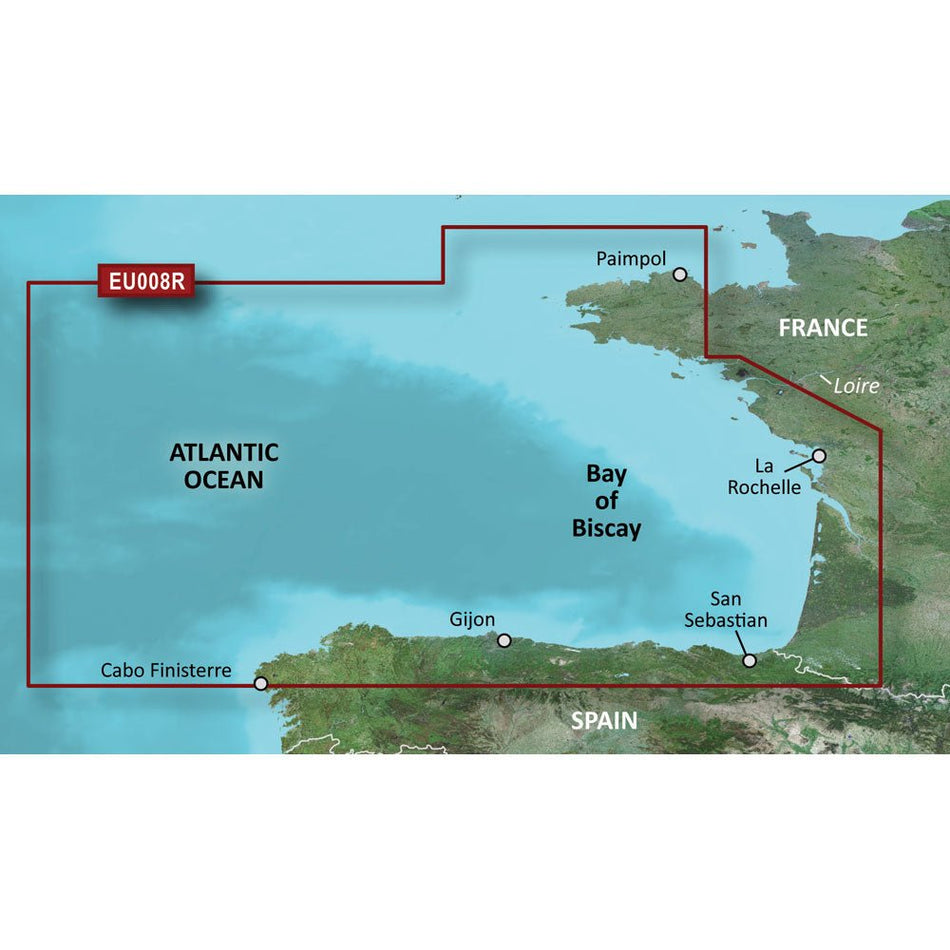 Garmin BlueChart g3 HD - HXEU008R - Bay of Biscay - microSD/SD - Get Tight Gear