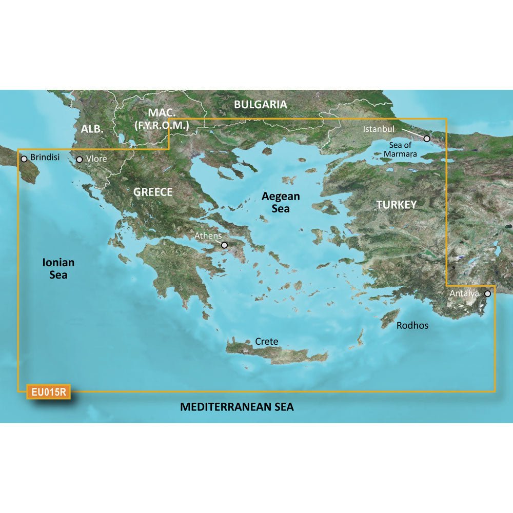 Garmin BlueChart g3 HD - HXEU015R Aegean Sea & Sea of Marmara - microSD/SD - Get Tight Gear