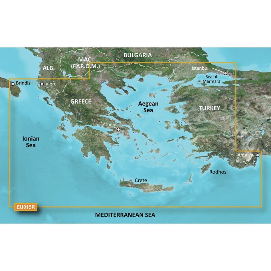 Garmin BlueChart g3 HD - HXEU015R Aegean Sea & Sea of Marmara - microSD/SD - Get Tight Gear