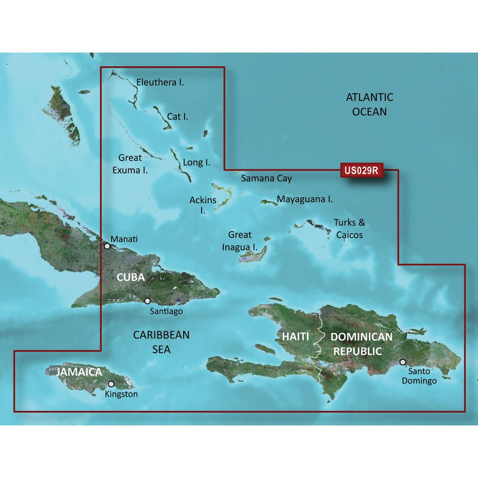 Garmin BlueChart g3 HD - HXUS029R - Southern Bahamas - microSD/SD - Get Tight Gear