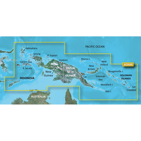 Garmin BlueChart g3 Vision HD - VAE006R - Timor Leste/New Guinea - microSD/SD - Get Tight Gear