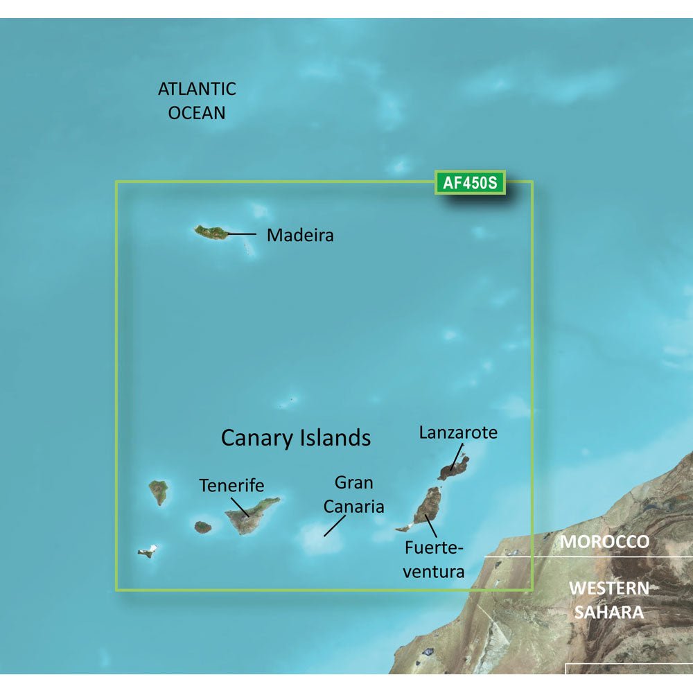 Garmin BlueChart g3 Vision HD - VAF450S - Madeira & Canary Islands - microSD/SD - Get Tight Gear