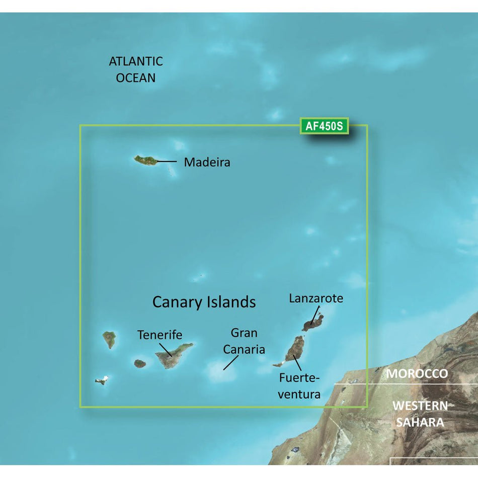 Garmin BlueChart g3 Vision HD - VAF450S - Madeira & Canary Islands - microSD/SD - Get Tight Gear