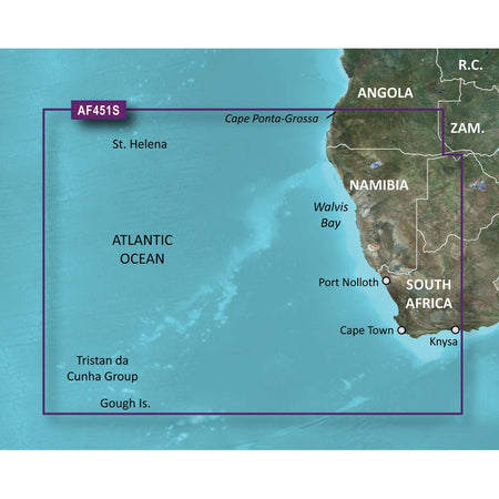 Garmin BlueChart g3 Vision HD - VAF451S - Namibia - Knysna, SA - microSD/SD - Get Tight Gear