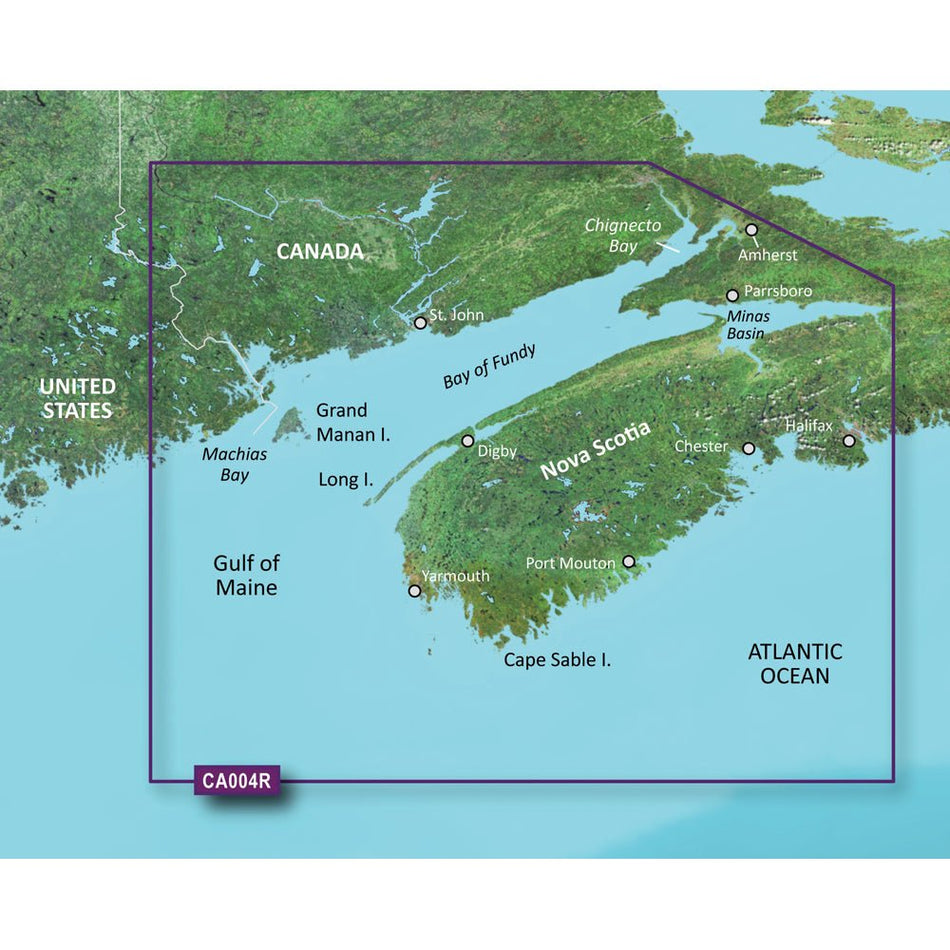 Garmin BlueChart g3 Vision HD - VCA004R - Bay of Fundy - microSD/SD - Get Tight Gear