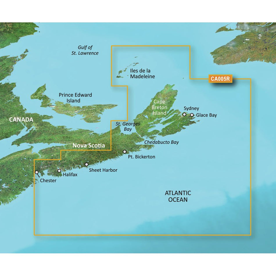 Garmin BlueChart g3 Vision HD - VCA005R - Halifax - Cape Breton - microSD/SD - Get Tight Gear
