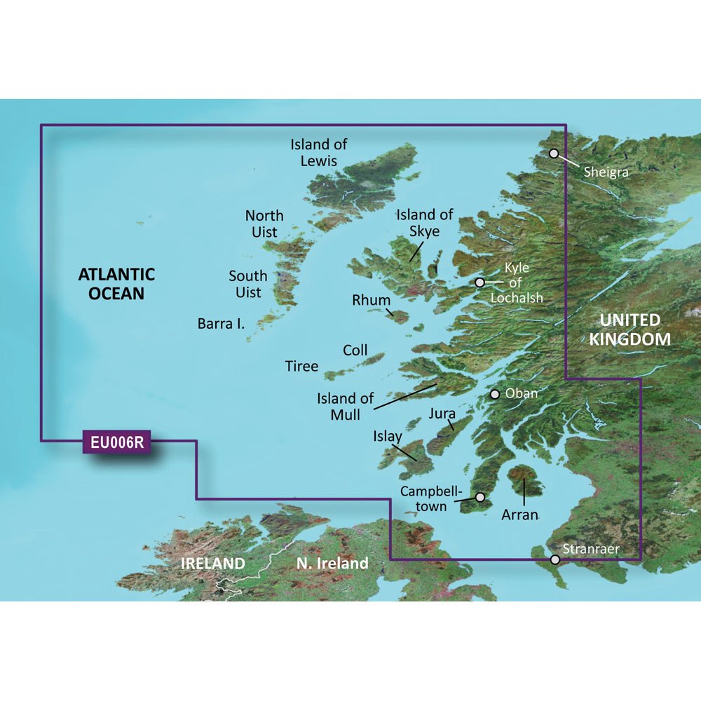 Garmin BlueChart g3 Vision HD - VEU006R - Scotland, West Coast - microSD/SD - Get Tight Gear