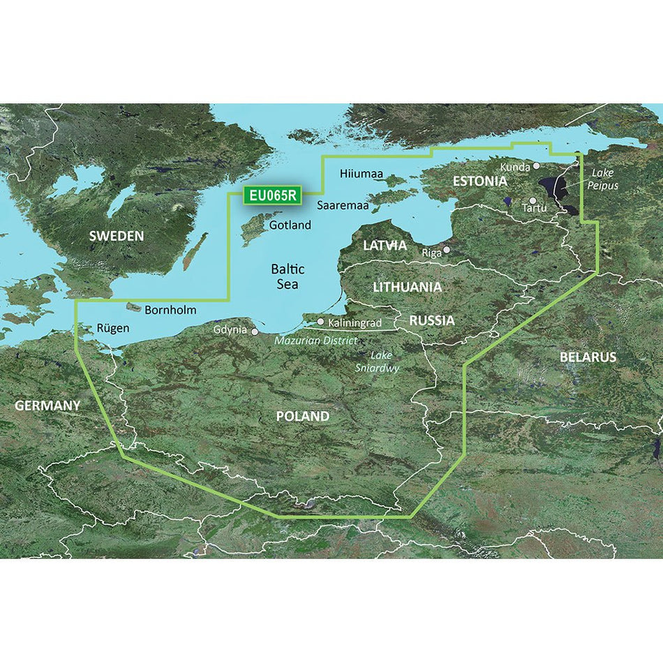 Garmin BlueChart g3 Vision HD - VEU065R - Baltic Sea, East Coast - microSD/SD - Get Tight Gear