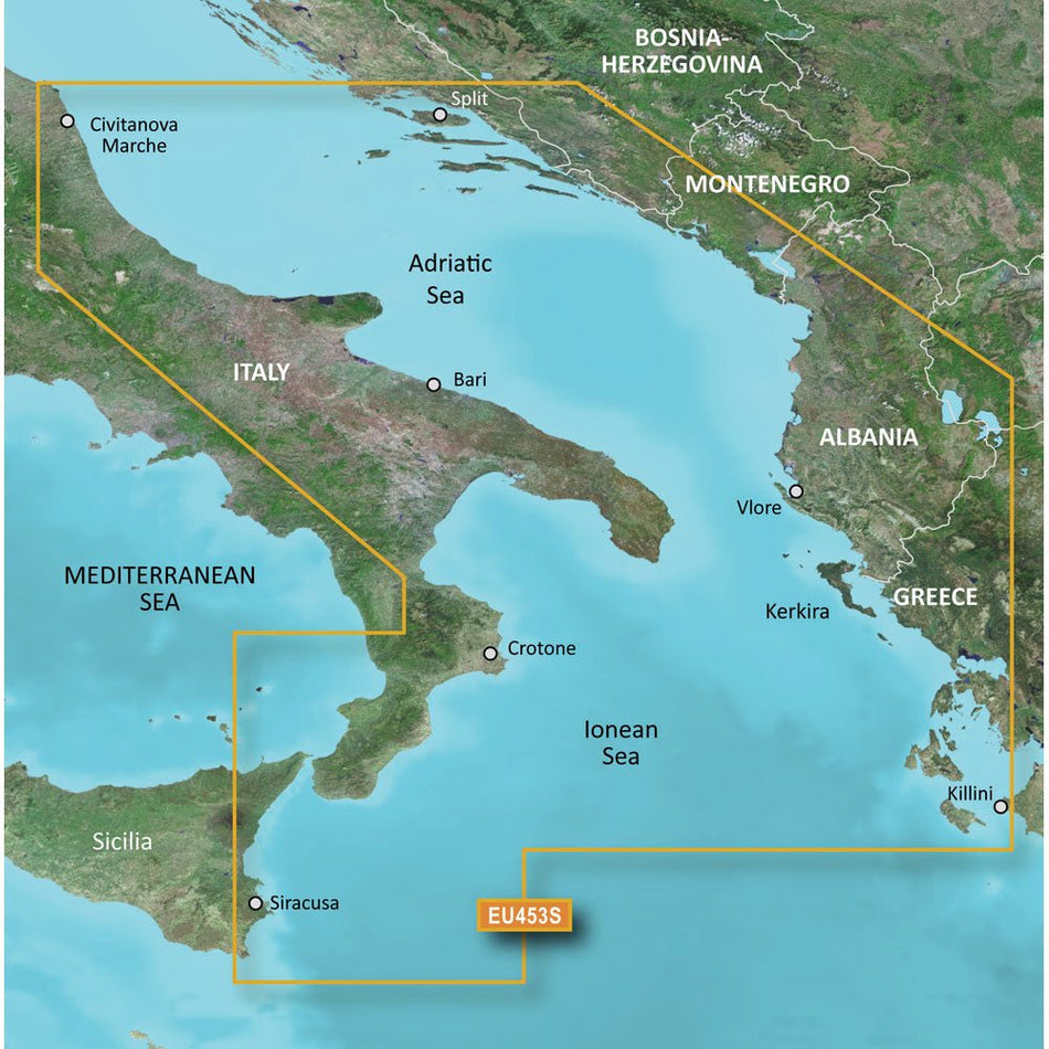 Garmin BlueChart g3 Vision HD - VEU453S - Adriatic Sea, South Coast - microSD/SD - Get Tight Gear