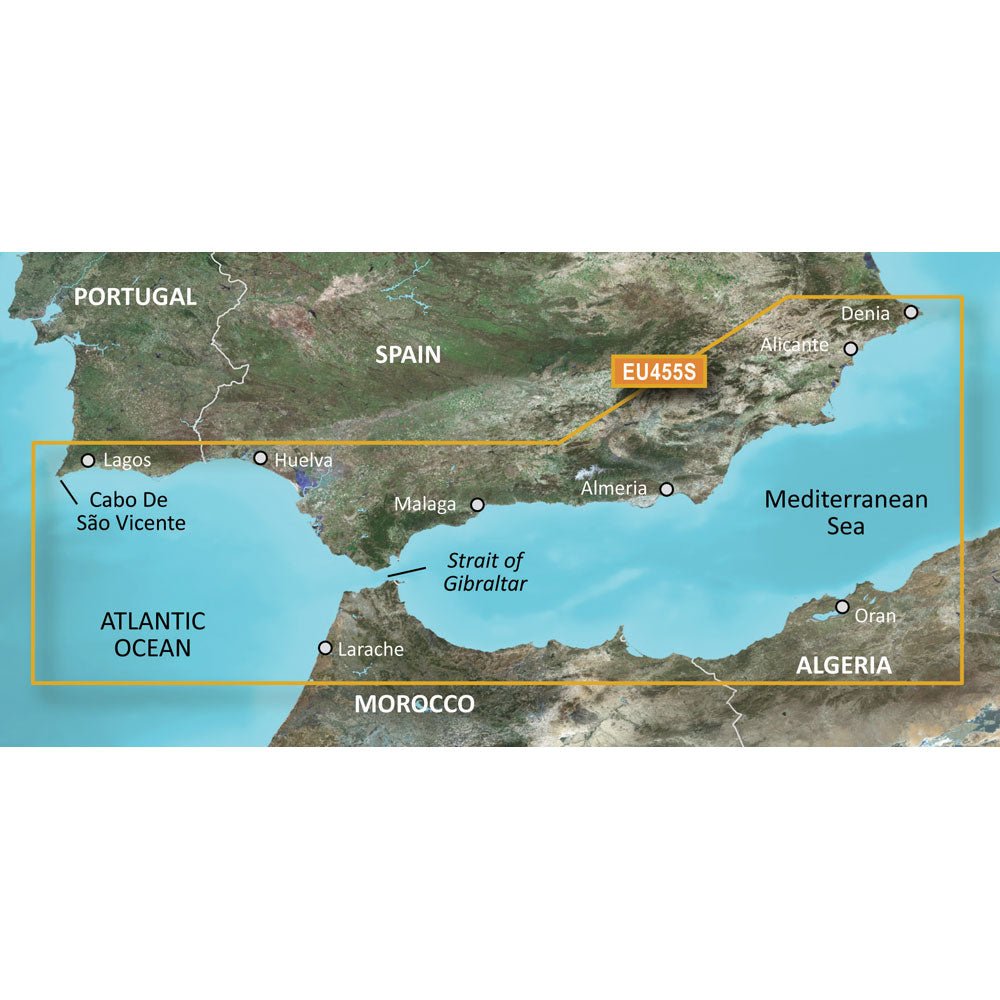 Garmin BlueChart g3 Vision HD - VEU455S - Alicante to Cabo de Sao Vicente - microSD/SD - Get Tight Gear