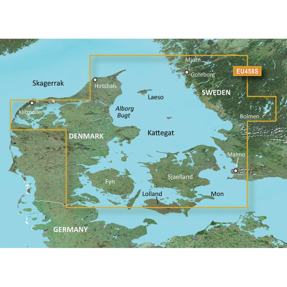 Garmin BlueChart g3 Vision HD - VEU458S - Goteborg to Fyn - microSD/SD - Get Tight Gear
