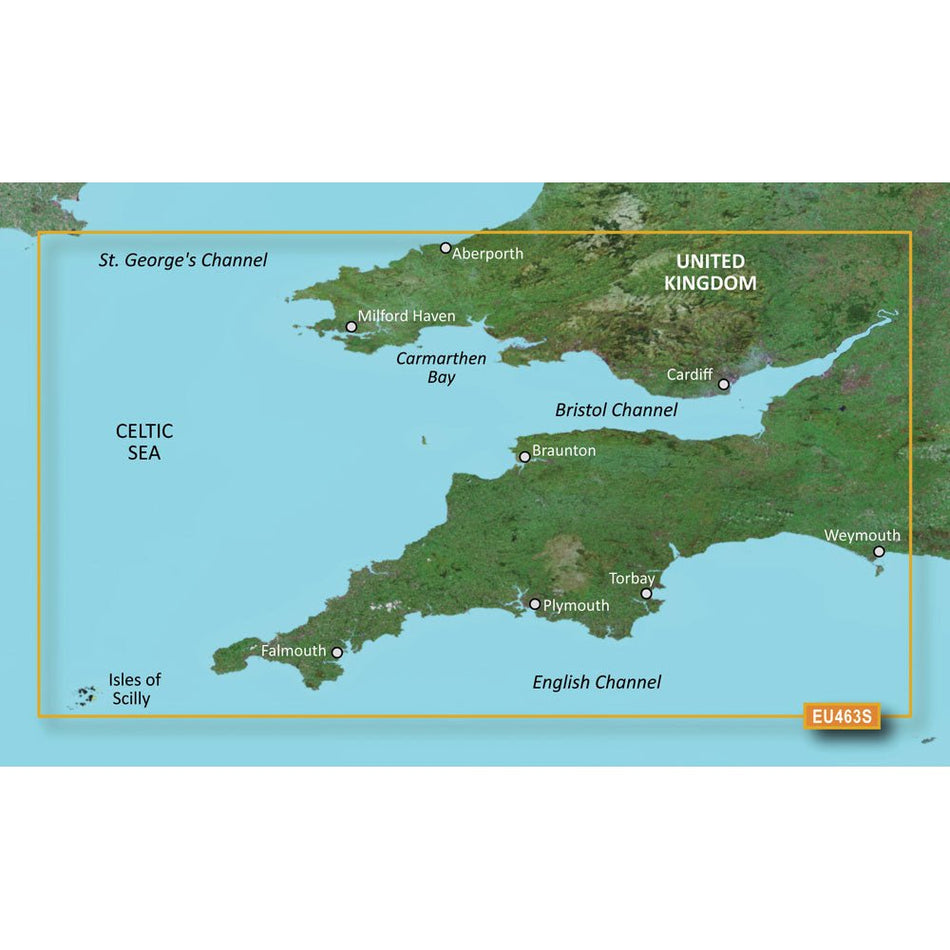 Garmin BlueChart g3 Vision HD - VEU463S - Bristol Channel & England SW - microSD/SD - Get Tight Gear