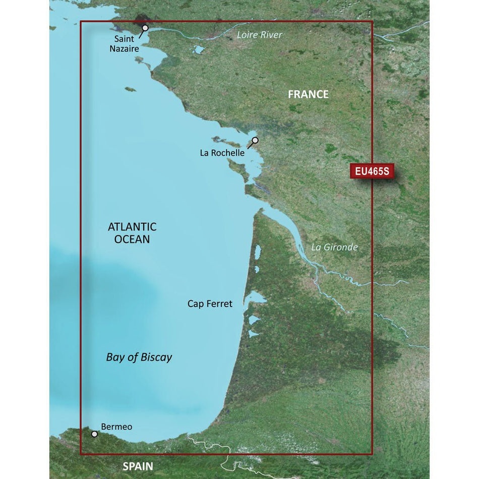 Garmin BlueChart g3 Vision HD - VEU465S - La Baule to San Sebastian - microSD/SD - Get Tight Gear