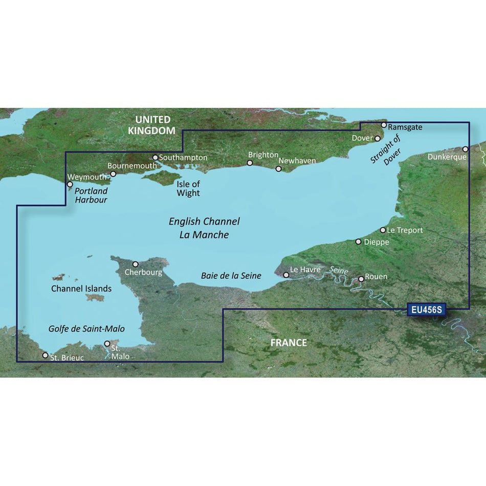 Garmin BlueChart g3 Vision HD - VEU465S - The Solent & Channel Islands - microSD/SD - Get Tight Gear