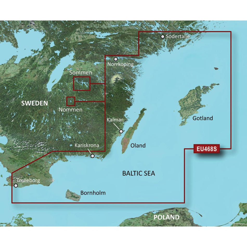 Garmin BlueChart g3 Vision HD - VEU468S - Sodertalje to Trelleborg - microSD/SD - Get Tight Gear