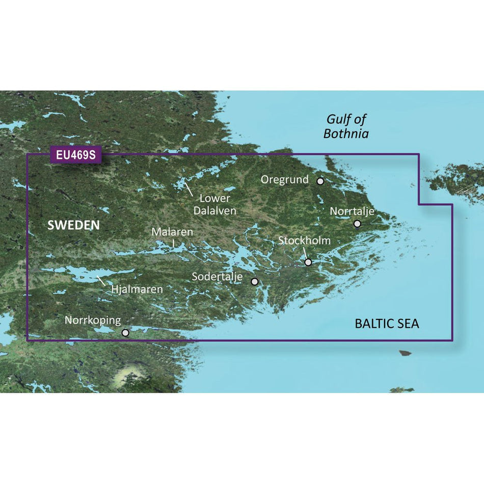 Garmin BlueChart g3 Vision HD - VEU469S - Stockholm & Malaren - microSD/SD - Get Tight Gear