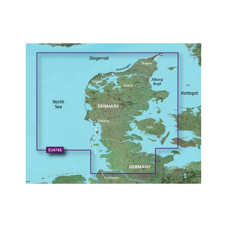 Garmin BlueChart g3 Vision HD - VEU474S - Alborg to the Eider - microSD/SD - Get Tight Gear