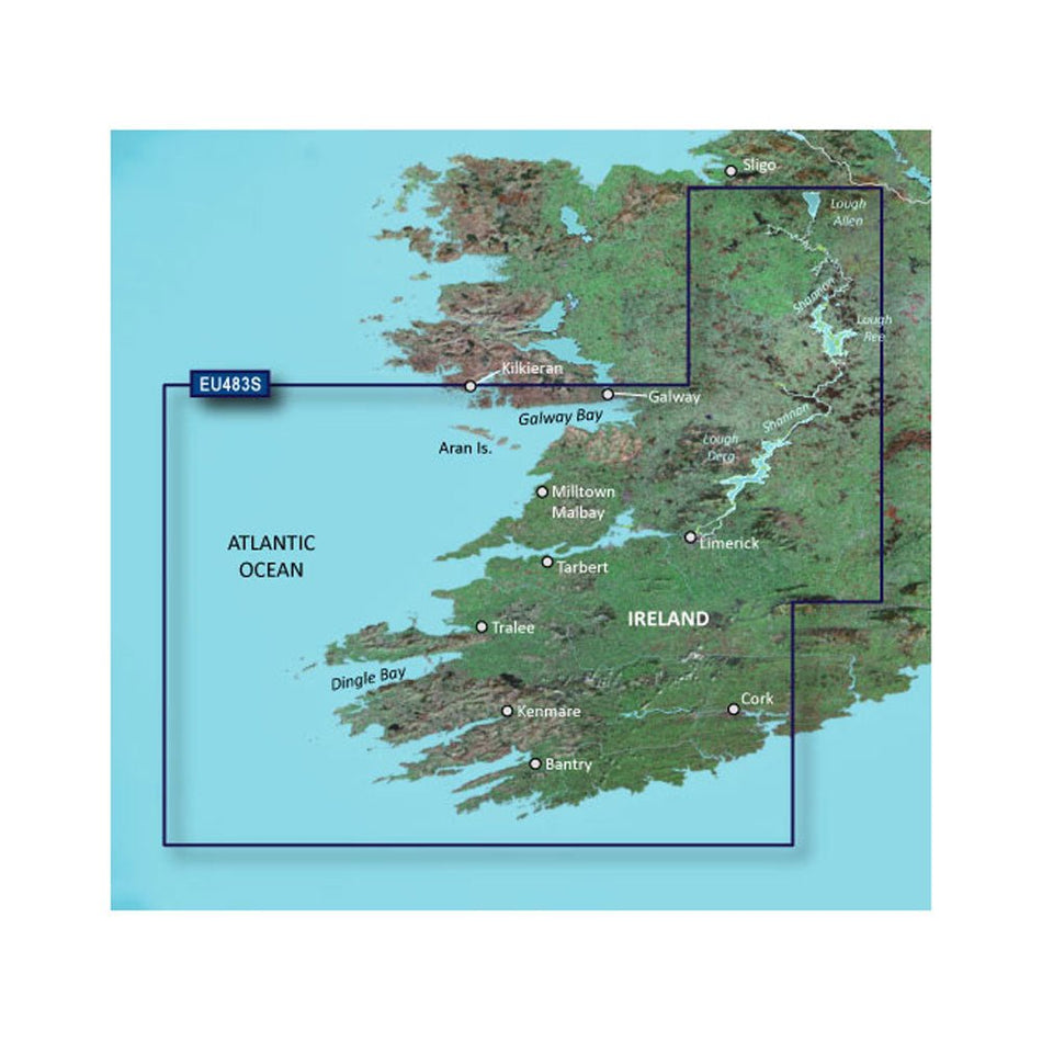 Garmin BlueChart g3 Vision HD - VEU483S - Galway Bay to Cork - microSD/SD - Get Tight Gear