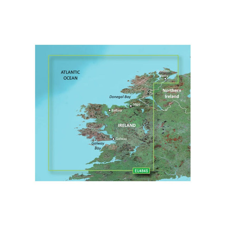 Garmin BlueChart g3 Vision HD - VEU484S - Ireland North - West - microSD/SD - Get Tight Gear