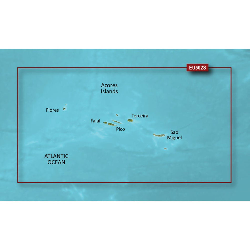Garmin BlueChart g3 Vision HD - VEU502S - Azores Islands - microSD/SD - Get Tight Gear