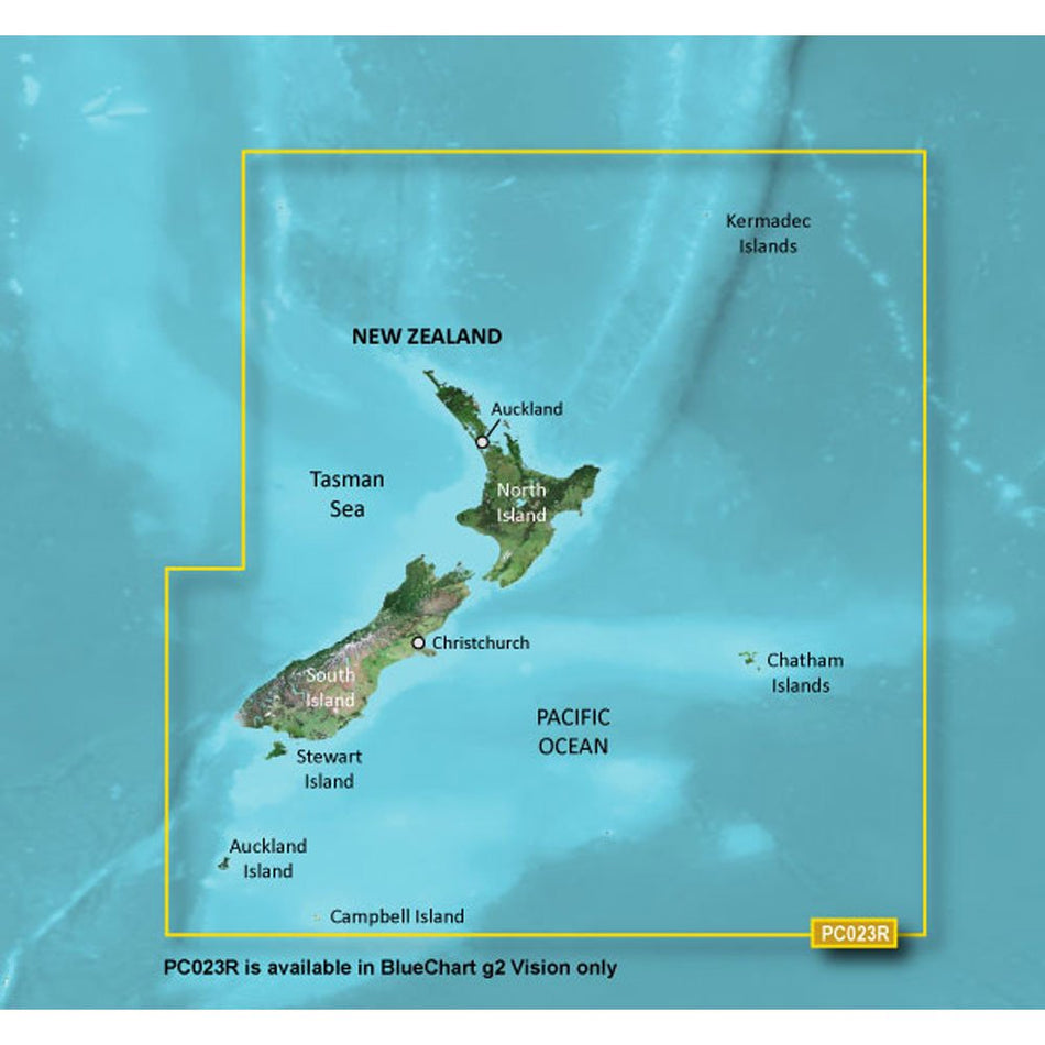 Garmin BlueChart g3 Vision HD - VPC023R - New Zealand - microSD/SD - Get Tight Gear