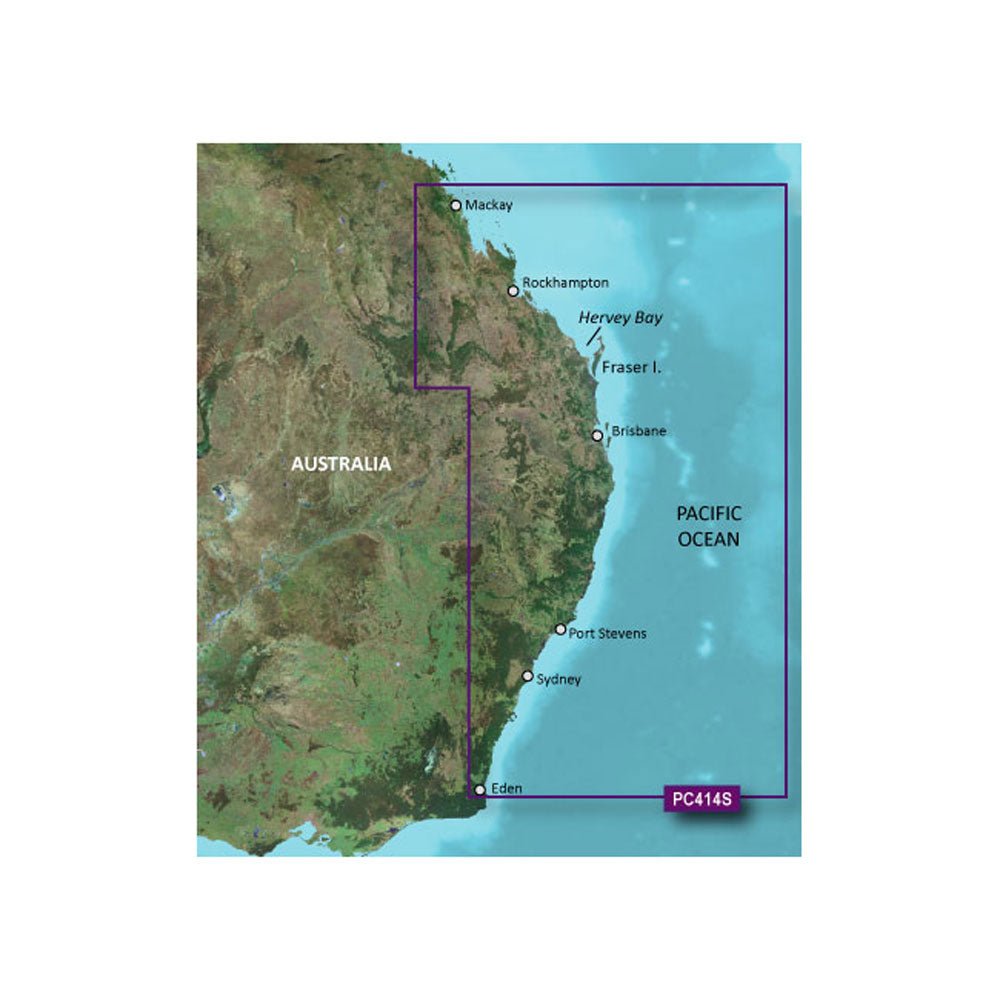 Garmin BlueChart g3 Vision HD - VPC414S - Mackay to Twofold Bay - microSD/SD - Get Tight Gear