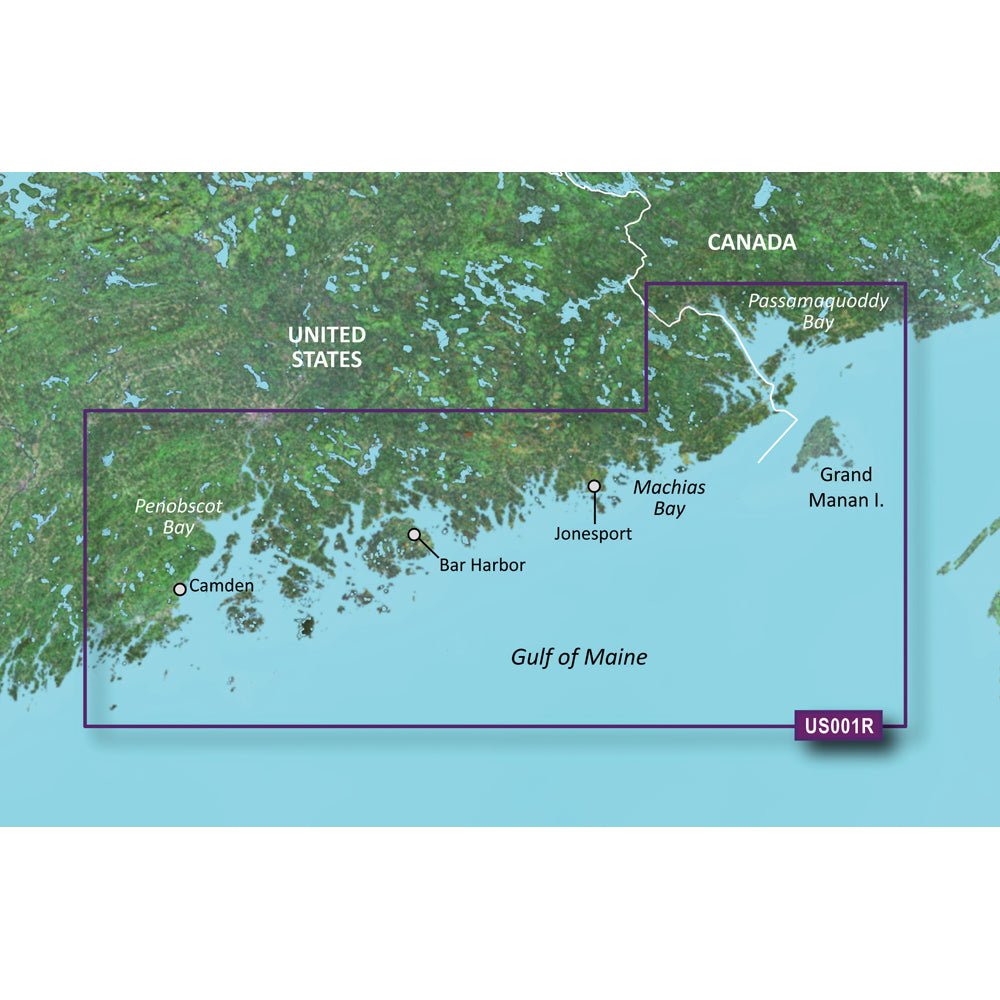 Garmin BlueChart g3 Vision HD - VUS001R - North Maine - microSD/SD - Get Tight Gear