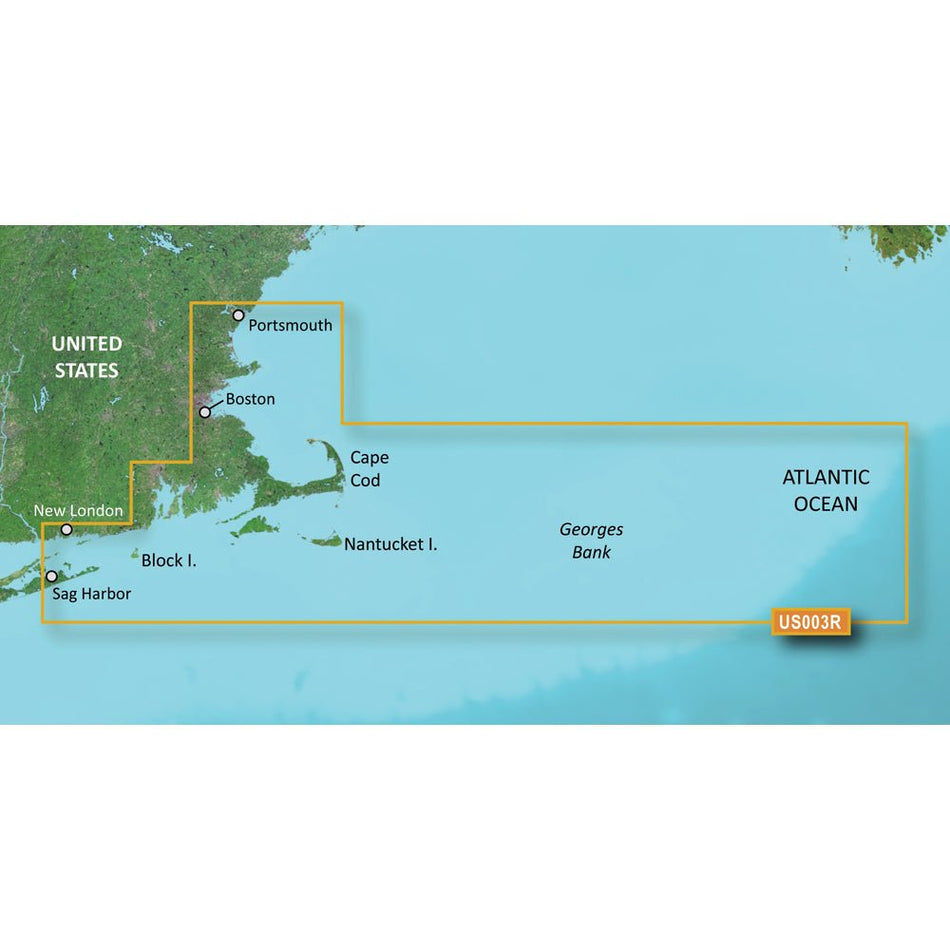 Garmin BlueChart g3 Vision HD - VUS003R - Cape Cod - microSD/SD - Get Tight Gear