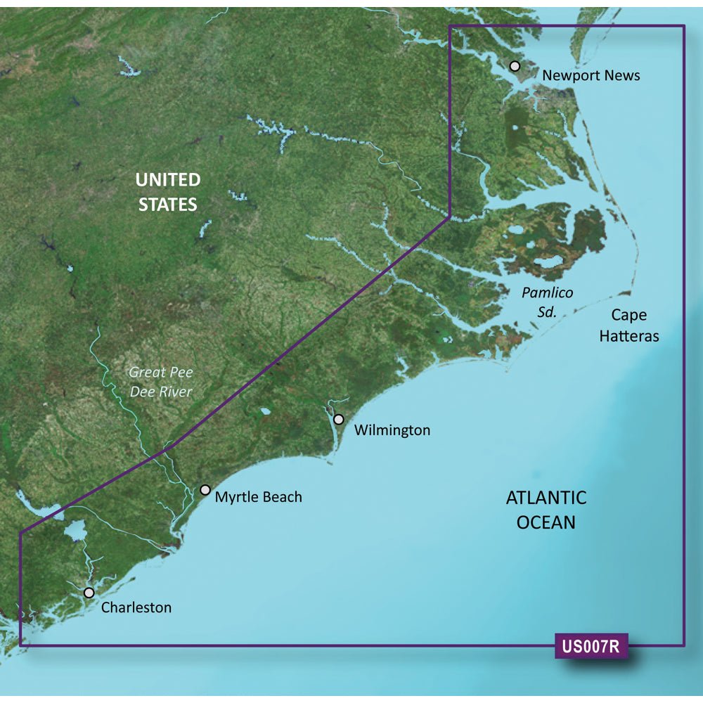 Garmin BlueChart g3 Vision HD - VUS007R - Norfolk - Charleston - microSD/SD - Get Tight Gear