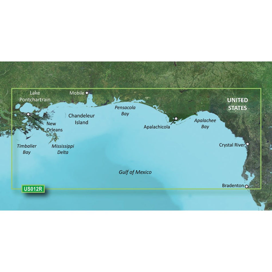 Garmin BlueChart g3 Vision HD - VUS012R - Tampa - New Orleans - microSD/SD - Get Tight Gear