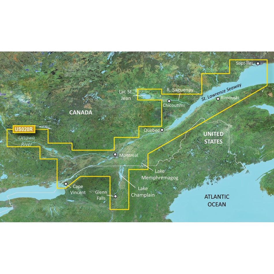 Garmin BlueChart g3 Vision HD - VUS020R - St. Lawrence Seaway - microSD/SD - Get Tight Gear