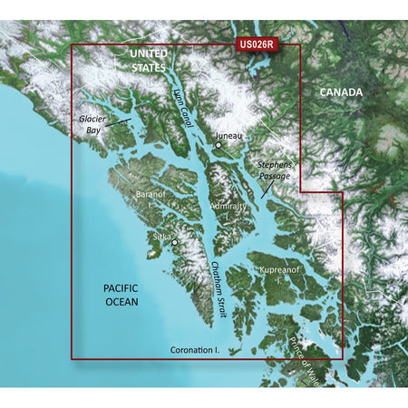 Garmin BlueChart g3 Vision HD - VUS026R - Wrangell/Juneau/Sitka - microSD/SD - Get Tight Gear