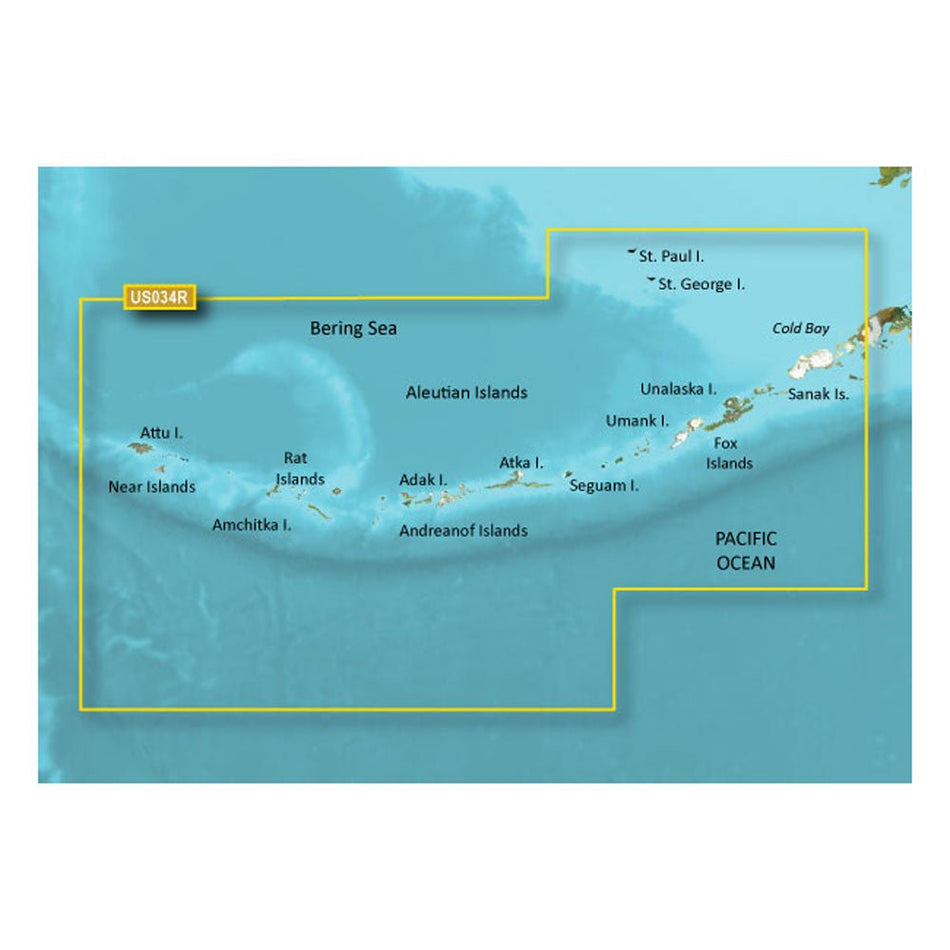 Garmin BlueChart g3 Vision HD - VUS034R - Aleutian Islands - microSD/SD - Get Tight Gear