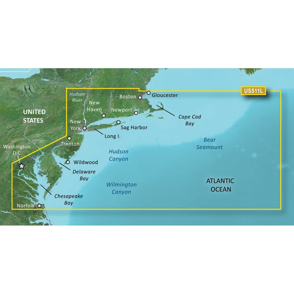 Garmin BlueChart g3 Vision HD - VUS511L - Boston - Norfolk - microSD/SD - Get Tight Gear