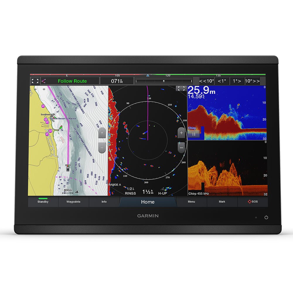 Garmin GPSMAP 8416xsv 16" Chartplotter/Sounder Combo w/Worldwide Basemap & Sonar - Get Tight Gear