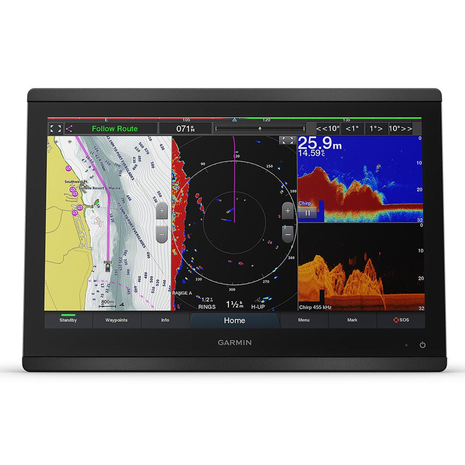 Garmin GPSMAP 8416xsv 16" Chartplotter/Sounder Combo w/Worldwide Basemap & Sonar - Get Tight Gear