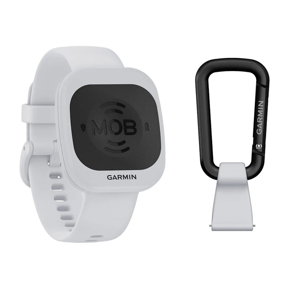 Garmin MOB Tag w/White Quick Release Band - Get Tight Gear