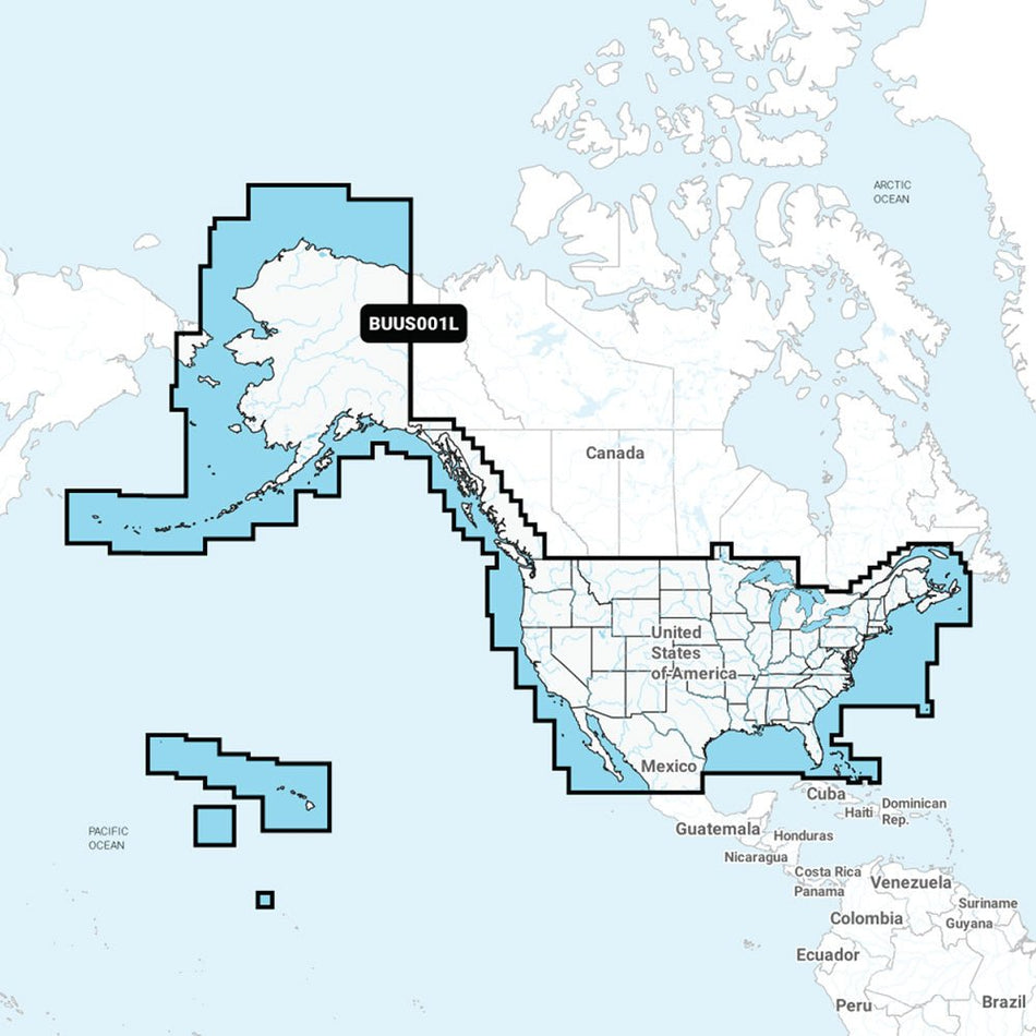 Garmin Navionics+ BUS001L U.S. & Coastal Canada Built - In Chart Updates - microSD/SD & 1 - Year Subscription - Get Tight Gear