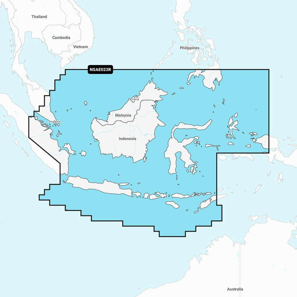 Garmin Navionics+ NSAE023R - Java & Borneo - Marine Chart - Get Tight Gear
