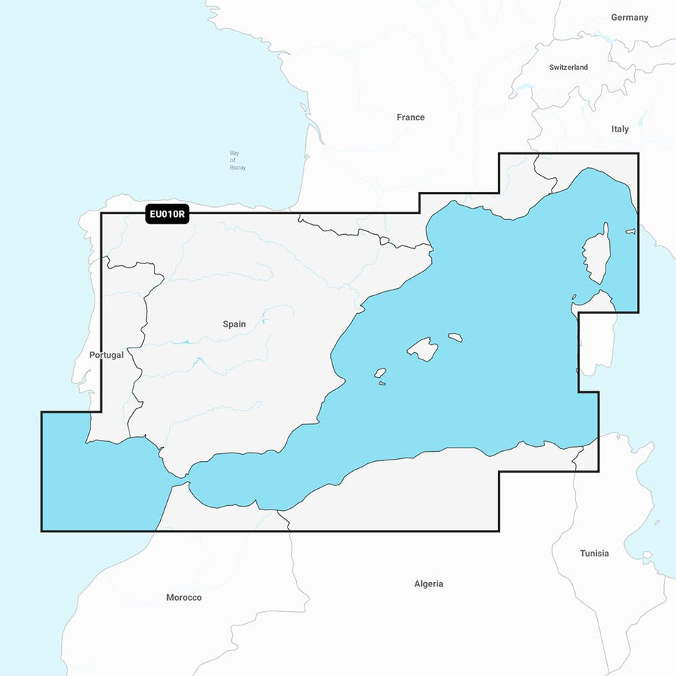 Garmin Navionics+ NSEU10R - Spain, Mediterranean Coast - Marine Chart - Get Tight Gear