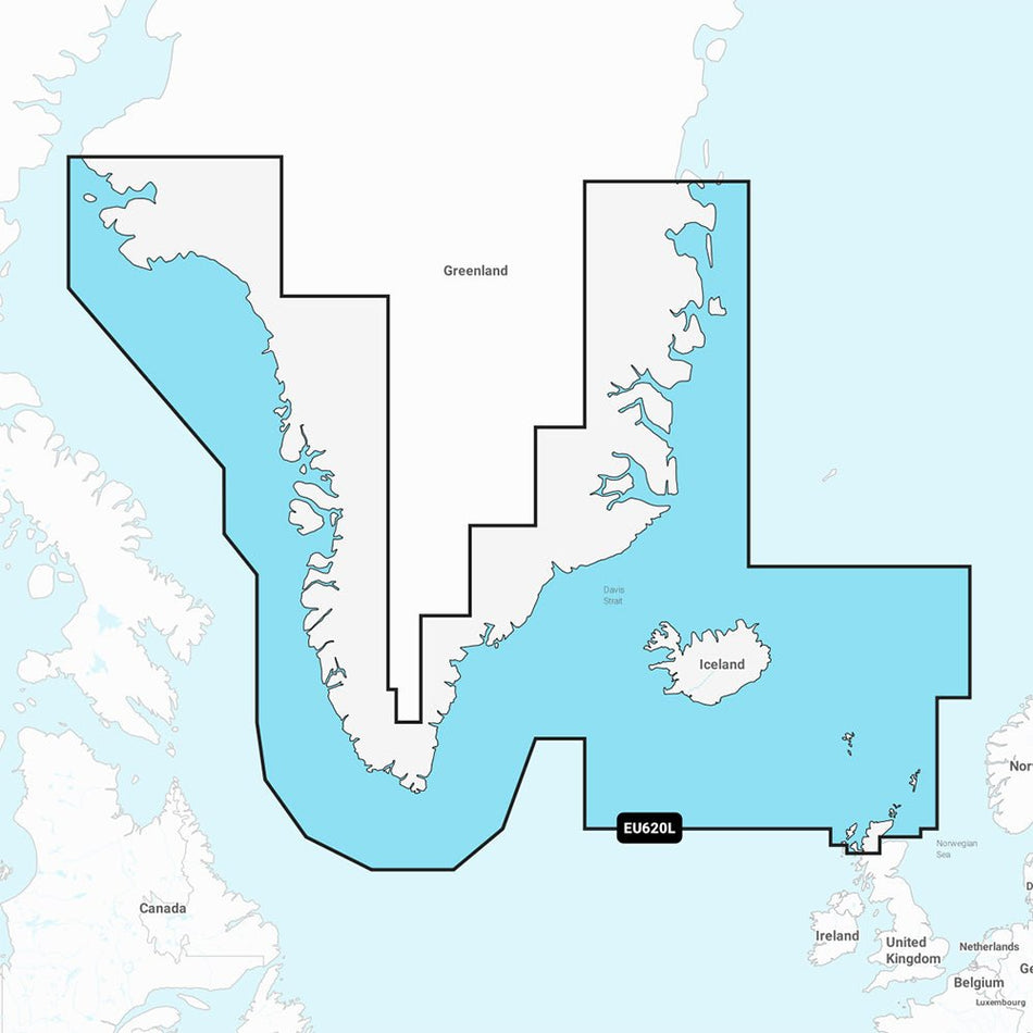 Garmin Navionics+ NSEU602L - Greenland & Iceland - Marine Chart - Get Tight Gear