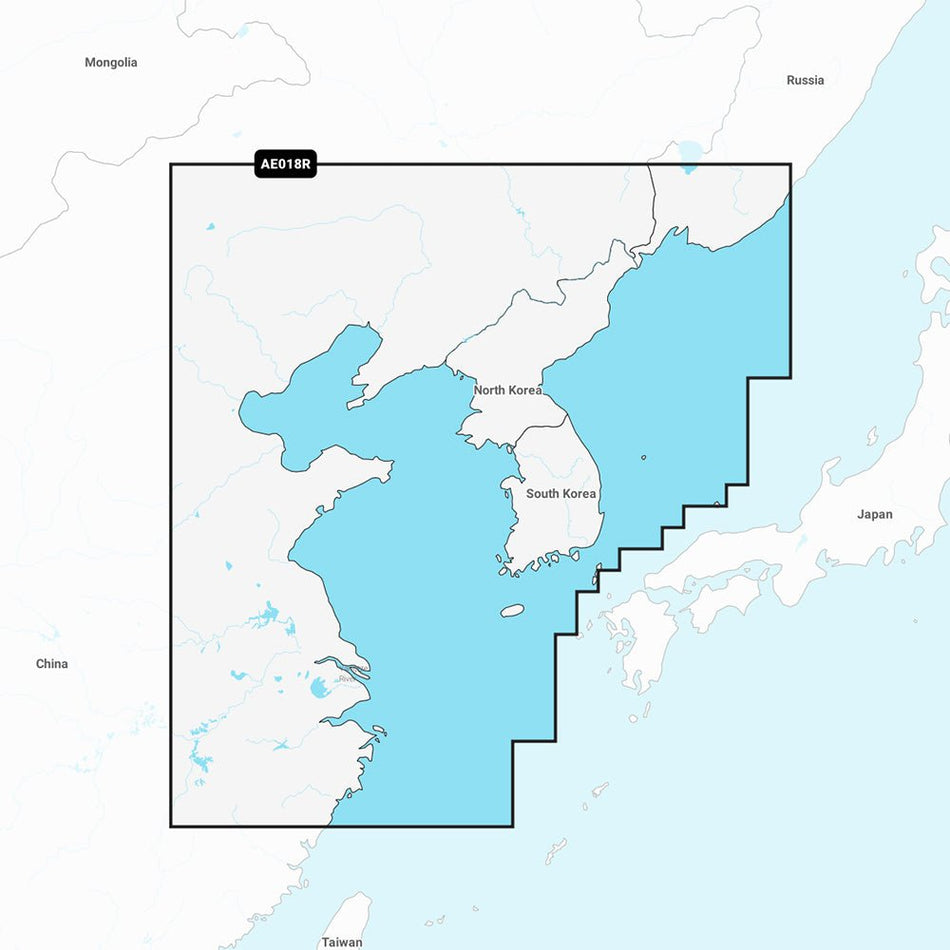 Garmin Navionics Vision+ NVAE018R - Yellow Sea - Marine Chart - Get Tight Gear