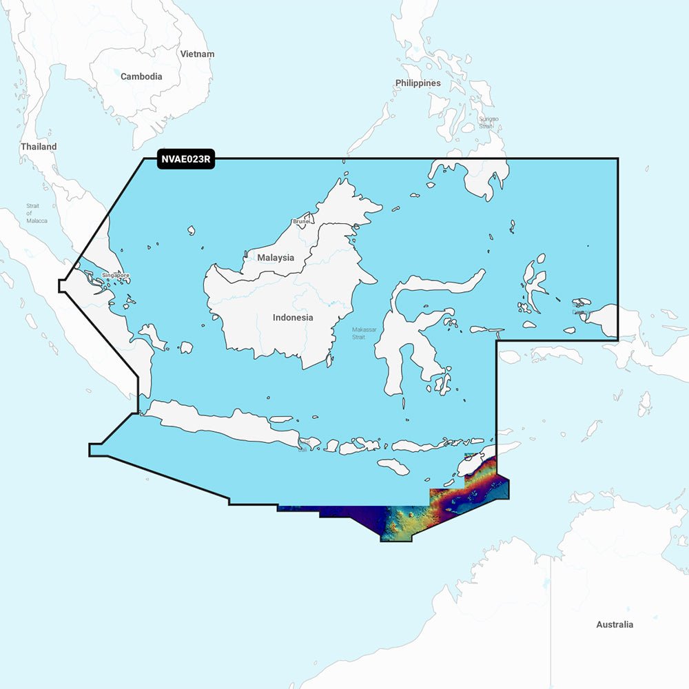 Garmin Navionics Vision+ NVAE023R - Java & Borneo - Marine Chart - Get Tight Gear