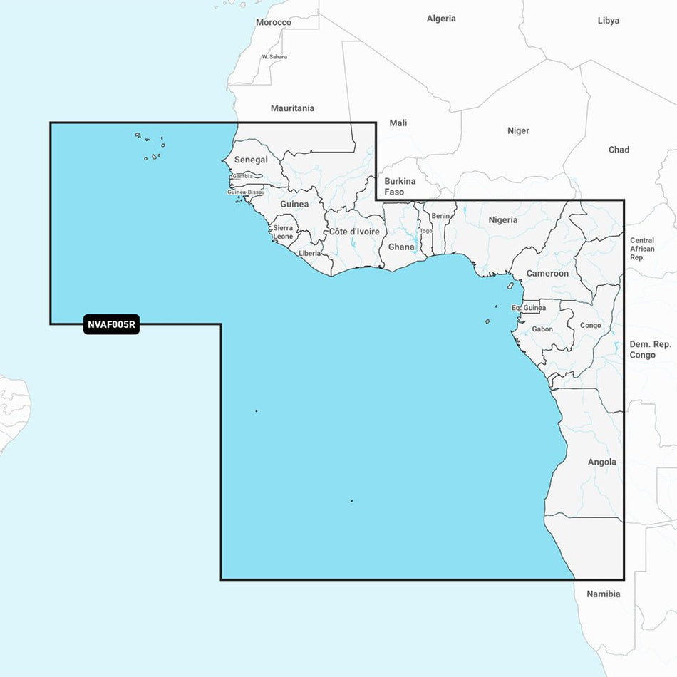 Garmin Navionics Vision+ NVAF005R - Africa, West - Marine Chart - Get Tight Gear