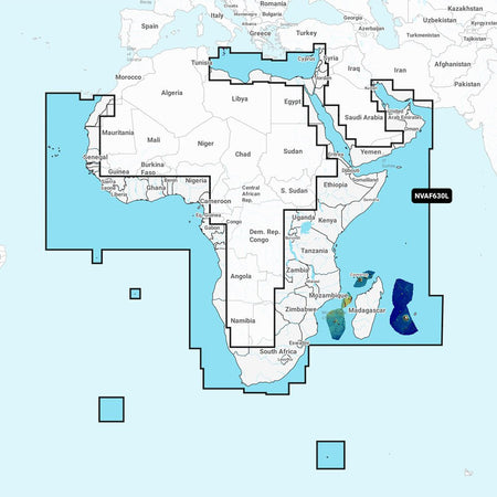 Garmin Navionics Vision+ NVAF630L - Africa & Middle East - Marine Chart - Get Tight Gear