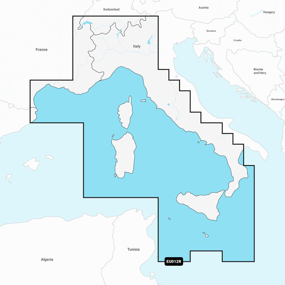 Garmin Navionics Vision+ NVEU012R - Mediterranean Sea, Central & West - Marine Chart - Get Tight Gear