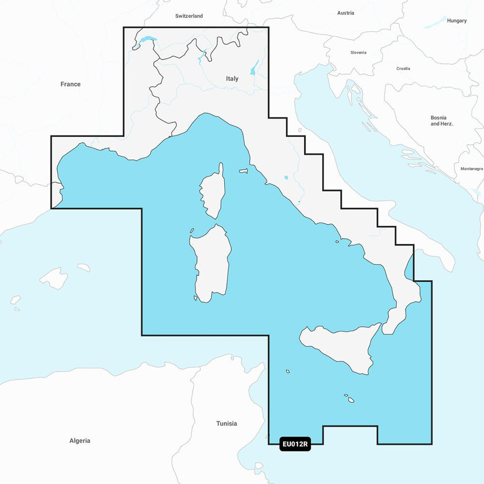 Garmin Navionics Vision+ NVEU012R - Mediterranean Sea, Central & West - Marine Chart - Get Tight Gear