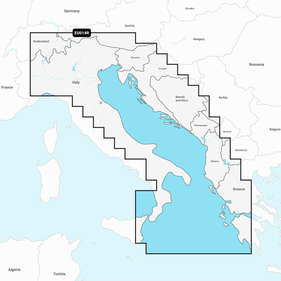 Garmin Navionics Vision+ NVEU014R - Italy, Adriatic Sea - Marine Chart - Get Tight Gear